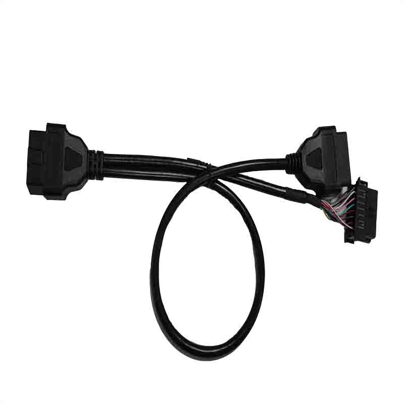 OBD2-Y-Kabel, OBD2-Konvertierungsleitung für ein bis zwei Autos OBD2 Y Cable OBD2 One to Two Car Conversion Line