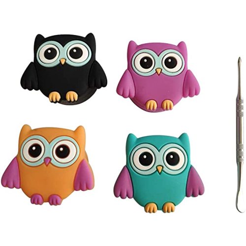 Bán buôn Silicone Owl Thiết kế bình chứa silicone