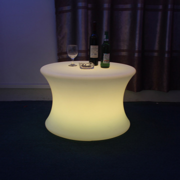 Moderne kunststof geleid ronde tafel midden