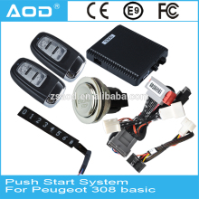 For Peugeot 308 low equipped Push start, Push button engine start, remote start, remote engine start