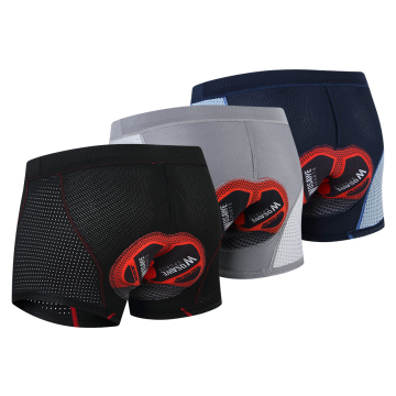 Men's Pro Cycling Underpant WOSAWE Upgrade Shockproof Padded Shorts for MTB and Road Bikes