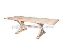French Provincial Rustic Recycled Timber Dining Table Farmhouse Wood Table