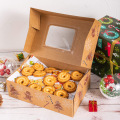 Custom Take Away Bakery Packaging Box With Window