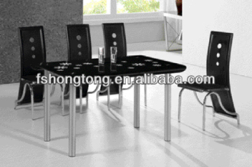 Temper glass dining table set
