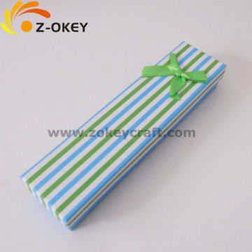 Lovely retail jewelry paper box rectangle box hot sale