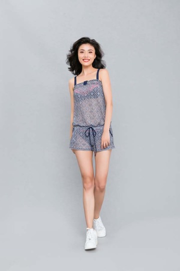 Hollowed One Piece Beachwear Coverup Jumpsuit