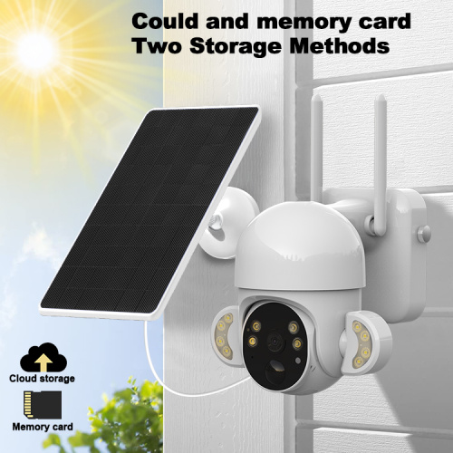 ອັດຕະໂນມັດອັດຕະໂນມັດ Smart Home Autom PTZ Camera Solar