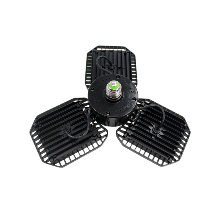 New style LED Energy saving deformable led garage light fixture workshop light 60W 80W 100W with 3 adjustable wings