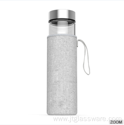 New Design Borosilicate Glass Bottle Silicone Sleeve