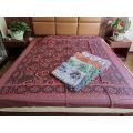 wholesaler 2colorway cotton thread bedsheet in 180*220cm