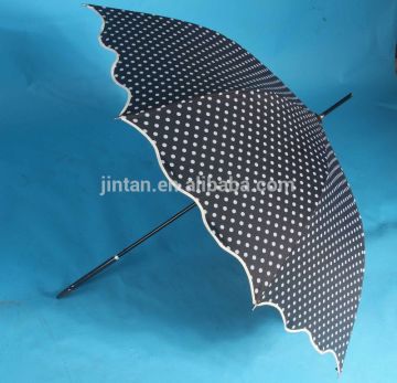 beautiful lace fabric umbrella for little girl