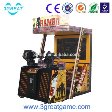 Game center shooting video game vending machines