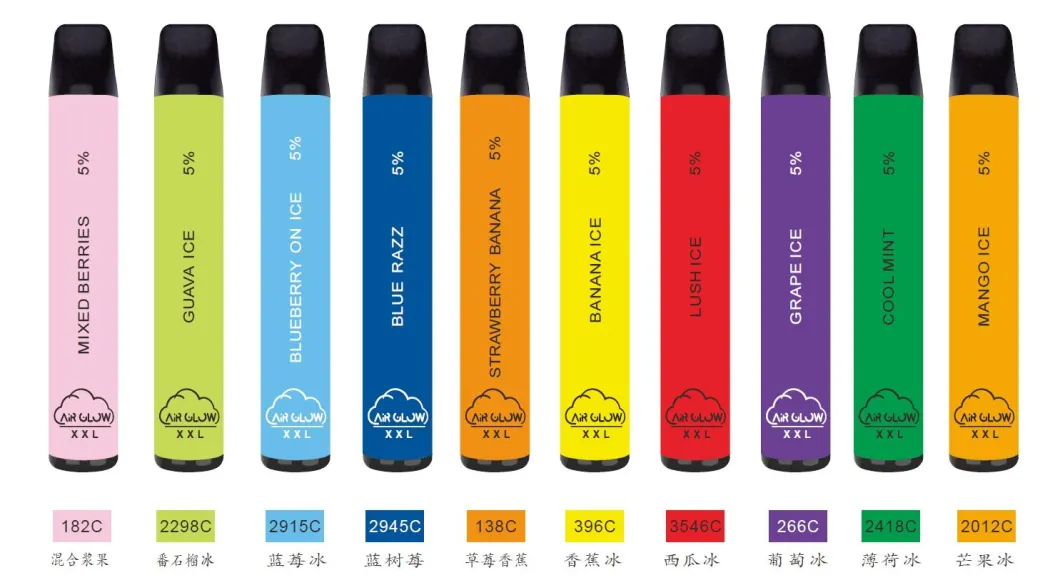Air Glow XXL New E Cigarette Vape Pen E-Cigarette 2000 Puffs Disposable