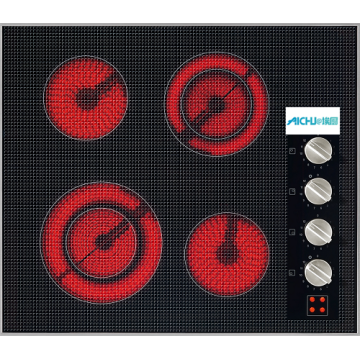 Cooktop elétrico com 4 zonas de cozimento