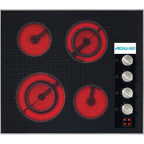 Cooktop elettrico con 4 zone di cottura