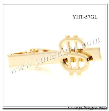 YHT-57GL Novelty Gold US Dollar Tie Clips