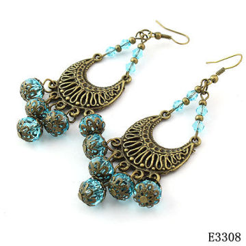 Metal Tin Alloy Artficial Jewellery Dangling Earrings For Women