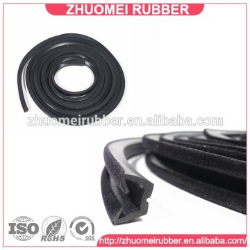 EPDM Wndow Rubber Gaket With Flocking Tape