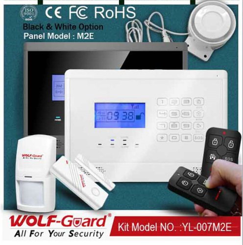 2015 New GSM Security Alarm System with Touch Screen Keypad Relay Output (YL-007M2E)