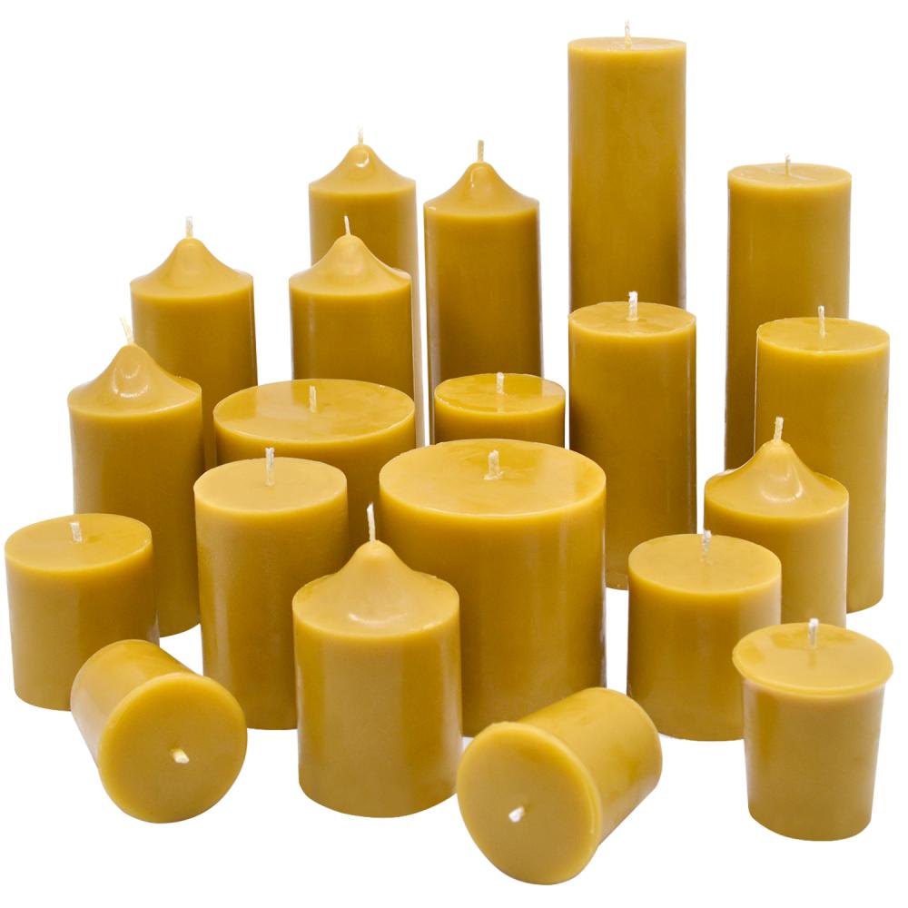 Beeswax Candle Entirely Made of Beeswax