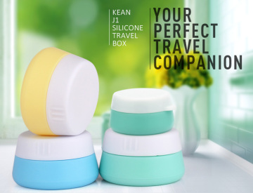 Cosmetic Silicone travel jar