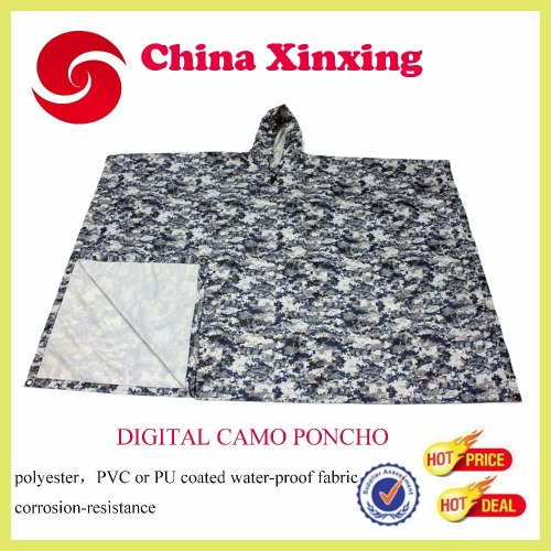 Army Camouflage Raincoat Camouflage poncho