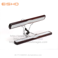 EISHO Dark Walnut Wooden Clamping Trouser Hangers