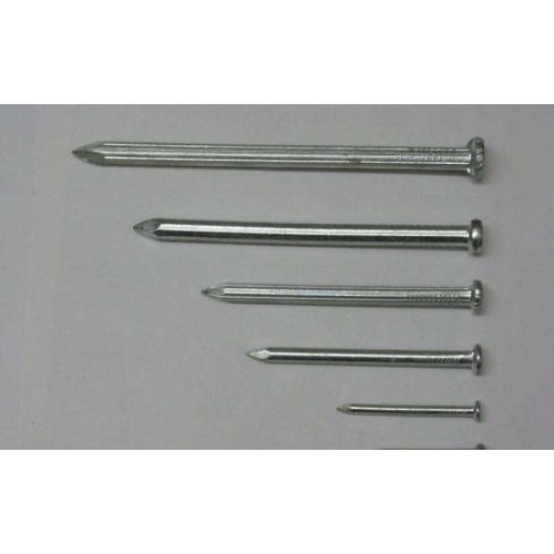 concrete steel nails size electro galvanized concrete nails