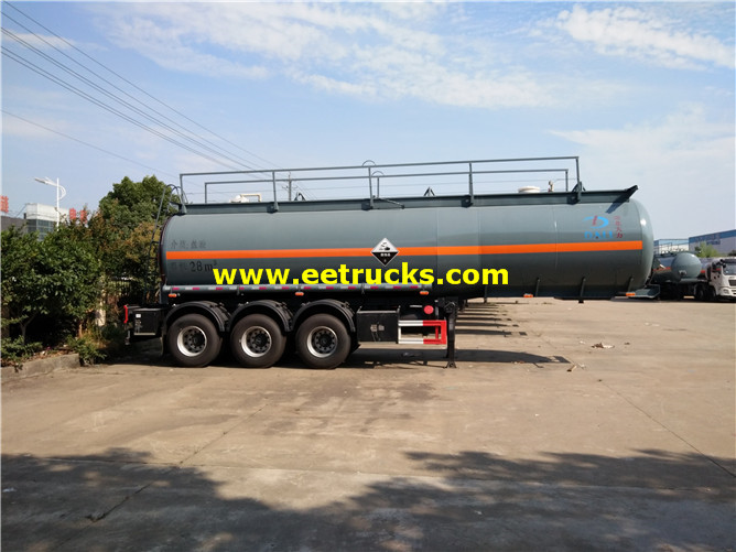 28cbm Tri-axle Corrosive Liquid Tank Trailers