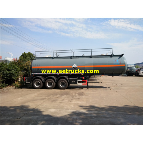 28cbm Tri-axle Corrosive Liquid Tank Trailers