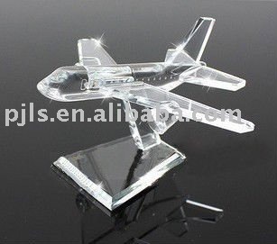 crystal model airplane ,plane model