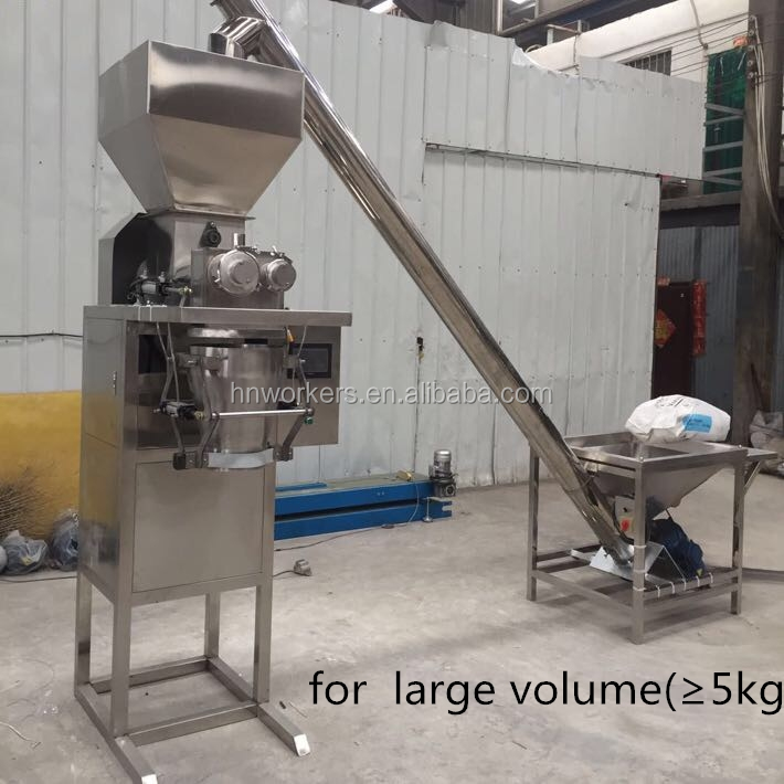 Semi automatic dry powder filler flour filling packaging machine