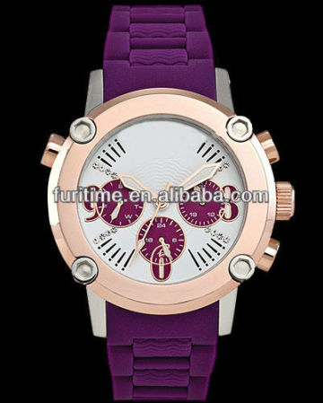 fashion silicone watch lady 2013 trendy silicone sport watch