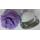 Purple Candy Tin box with Flower Decoration