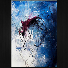 Modern Decor Hotel Wall Art Handpainted Abstract Canvas Oil Painting