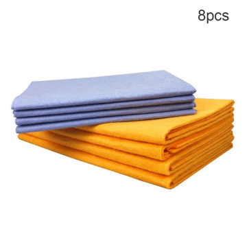 Aihogard 8pcs/set Super Absorbent Towels Plant Fiber Wiping Cloth Soft Comfortable Kitchen Cleaning Wiping Rags