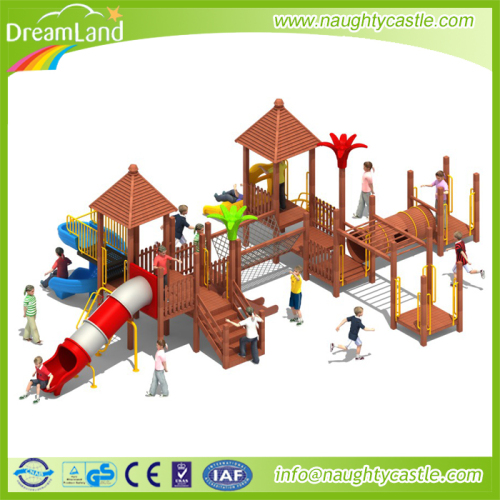 Good quality Kids Wooden outdoor playground for amusement park