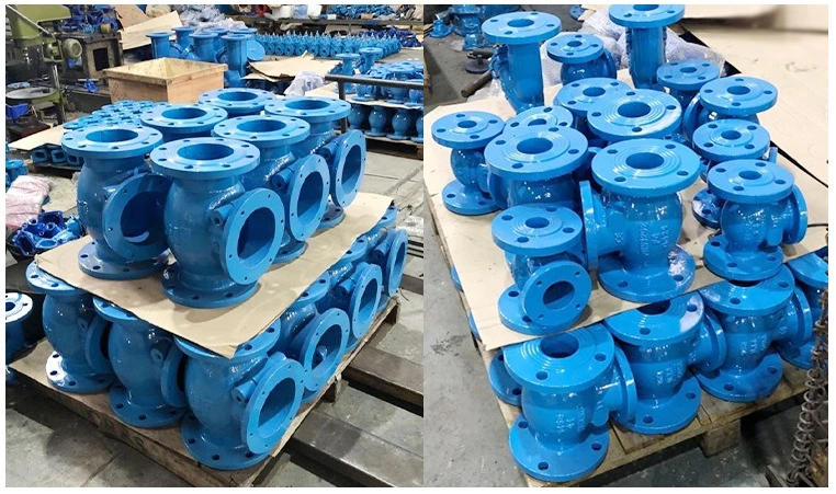 Pn16 Double-Disc Butterfly Type Wafer Check Valve