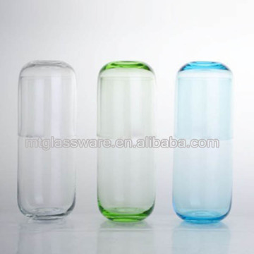 glass water carafe /colored glass carafe/Clear glass carafe/ glass wine carafe