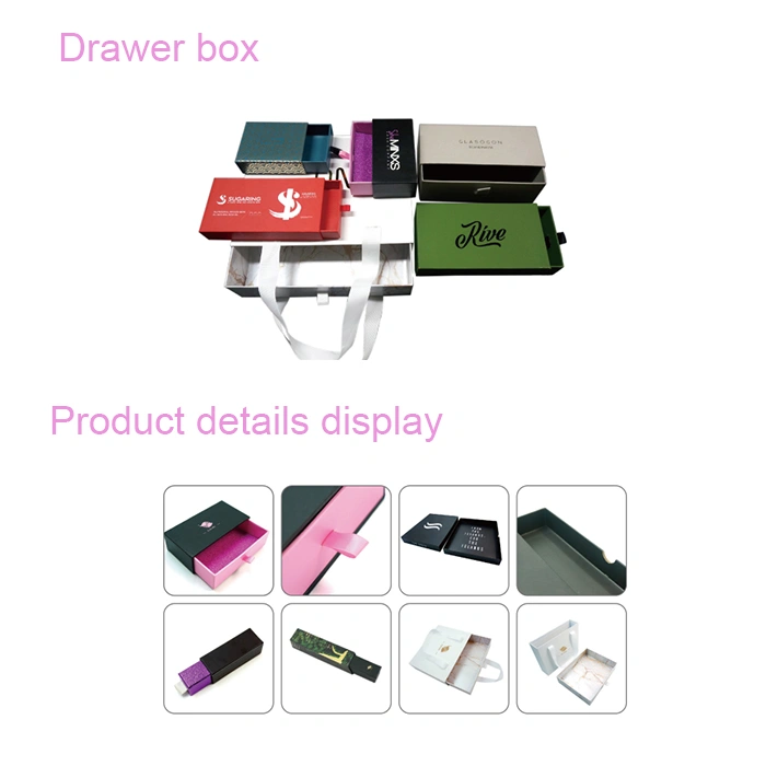 Qingdao Factory Glassy Varnishing Rigid Cardboard Suitcase Box with Ribbon for Perfume