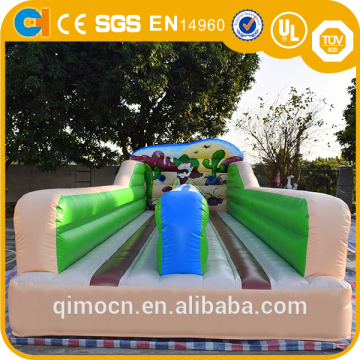 Interavtive dual lane inflatable bungee run games,Inflatable bungee run sport games,Inflatable bungee run for kids and adults