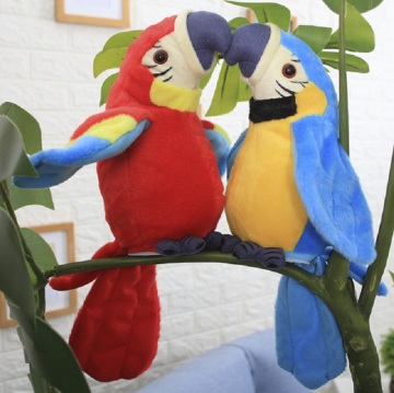 Custom Plush Parrot Toy: Recording, Repeating, and Talking Fun