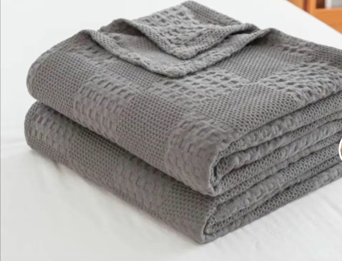 % 100 Pamuk Waffle'ın Bebek Battaniyesi 5 100% Cotton Waffle's Baby Blanket 5