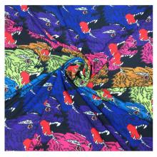 Factory Outlet Animal Pattern Wool Dobby Chiffon Digital Printing Fabric for Clothes