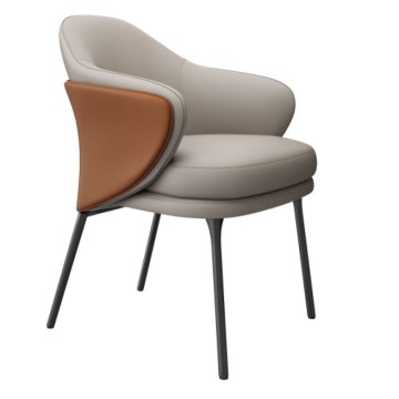 Single Reading Leisure Sofa Chair PU Leather Fabric