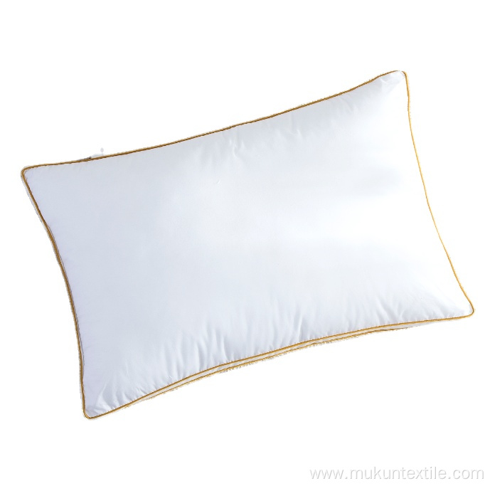 Cheap sell Hilton pillow double line with bag
