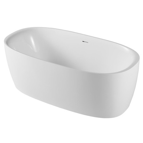 Freestanding Acrylic Bathroom Tubs White Round Bathtub