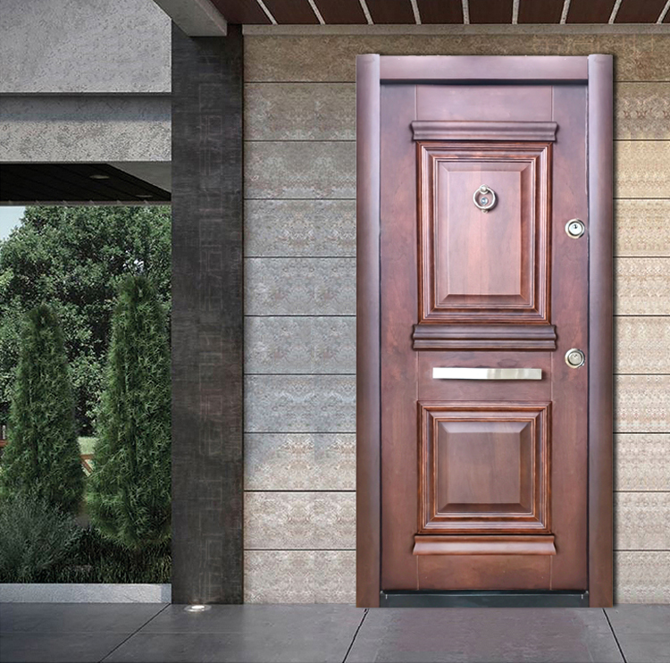 China Supplier Steel Security Doors Residential Security Armored Door