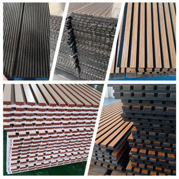 Natural Acoustic Wood Wall Panel MDF Acoustic Ceiling Panel