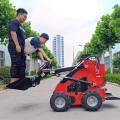 Mini Skid Steer Loader Tracks en caoutchouc avec pièces jointes